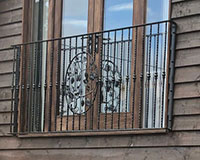 bird design juliet balcony